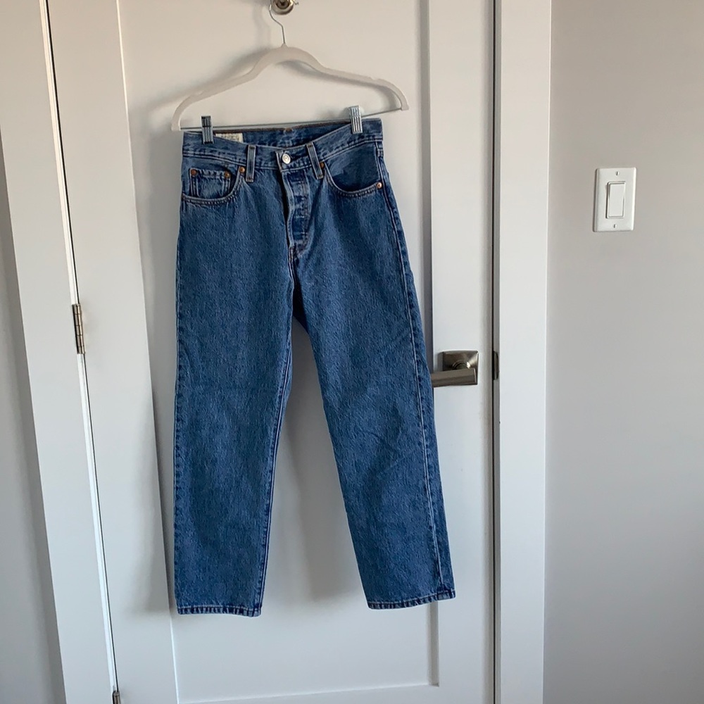 Levi’s 501 buttonfly blue jeans